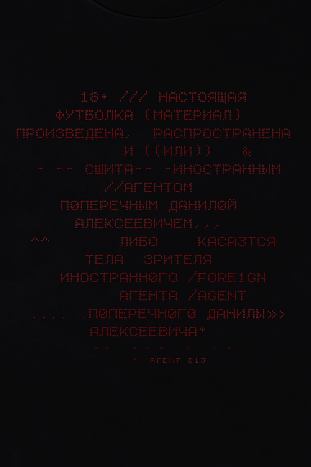Туровая футболка "АГЕНТ 813"
